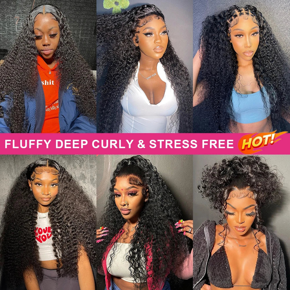 Brazilian Deep Wave Curly Hair Wig